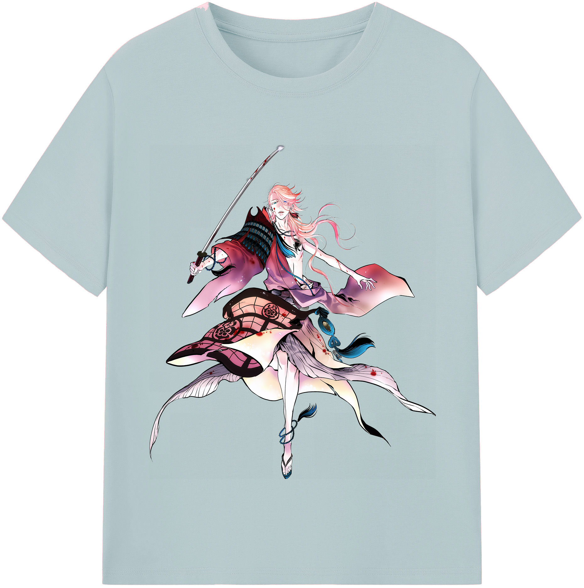 （画像用） 刀剣乱舞 Touken Ranbu 綿100％半袖Tシャツ（フロントプリント）